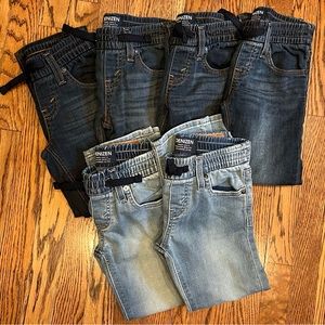 Lot of six pairs of Levi’s Denizen Boys Jeans - Size 6 - most in brand new cond.